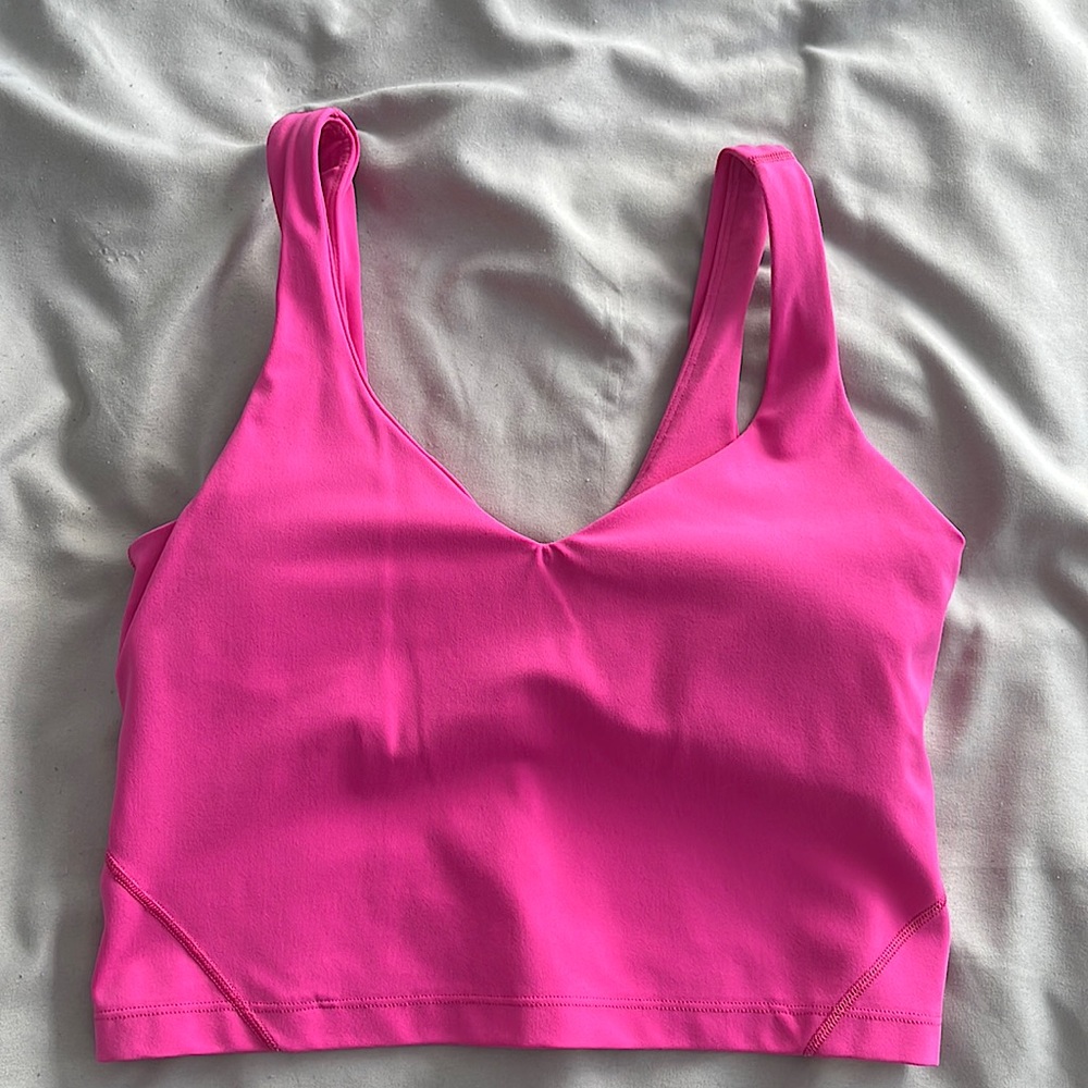 sonic pink align tank size 6